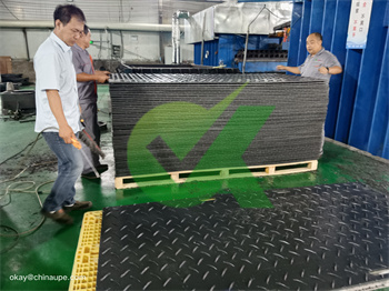 4’x8′ pink ground access mats seller